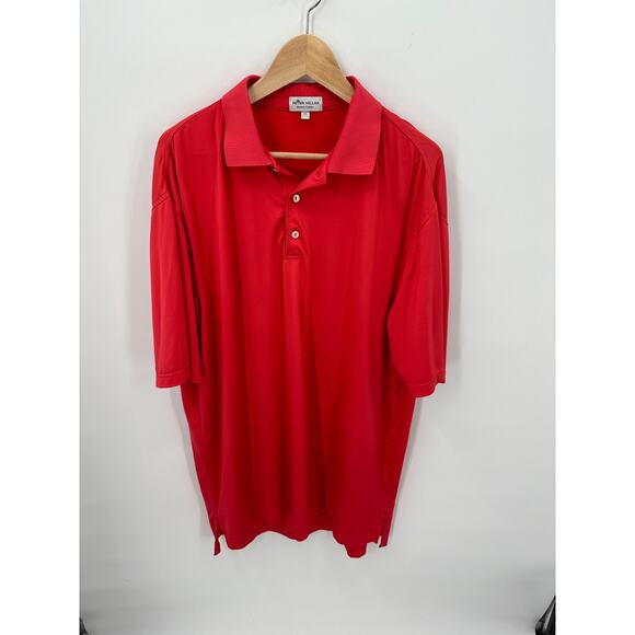 PETER MILLAR Summer Comfort Pink Polo // XL - Picture 1 of 8